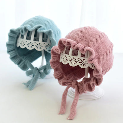 Ear Protection Warm Woolen Knitted Baby Hat childrensterritory