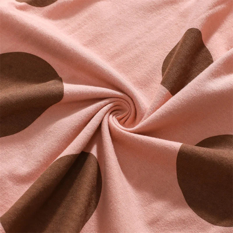 Full-Sleeve Animal Print Summer Dresses For Girls