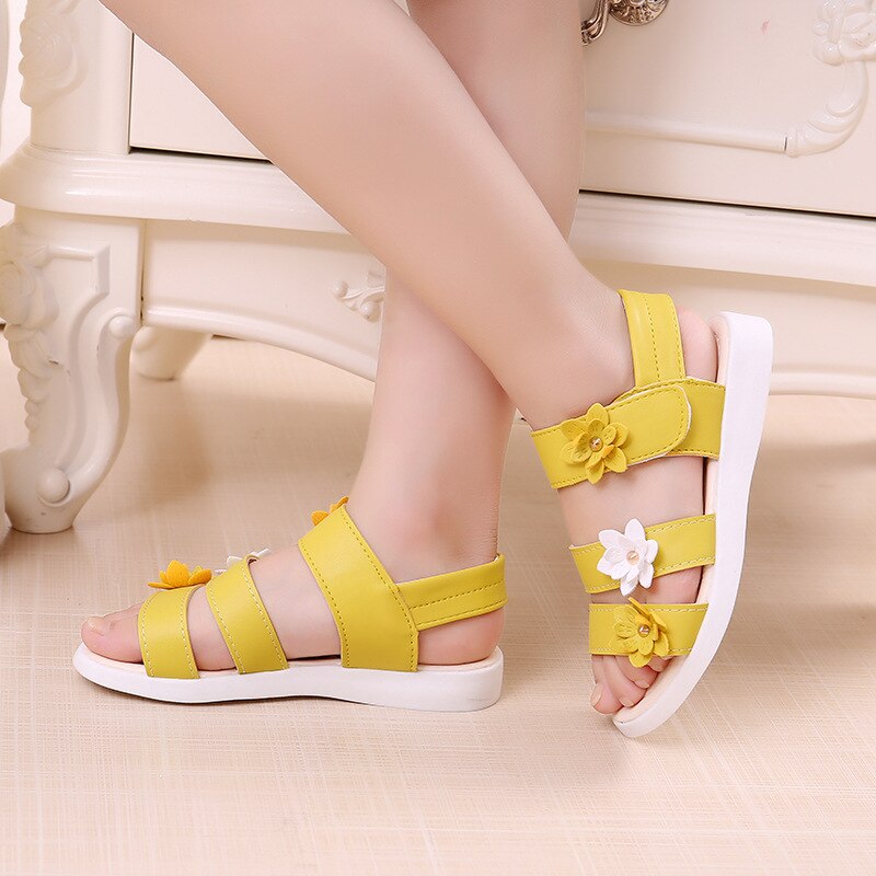 Kids Girls Floral Princess Gladiator Sandals/Beach Shoes childrensterritory