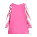 Kids Girls Cute Animals Design Long Sleeve Warm Dresses