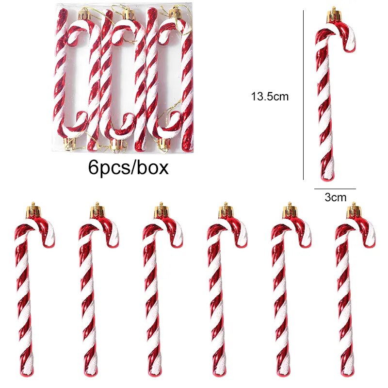 6pcs Christmas Tree Hanging Ornaments for Home childrensterritory