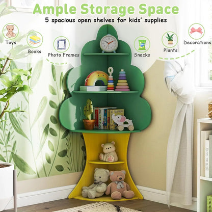 Multi-Functional Tree Design Bookshelf For Kids&