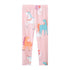 Cartoon Unicorn Design Little Girls Cotton Stretch Pants childrensterritory