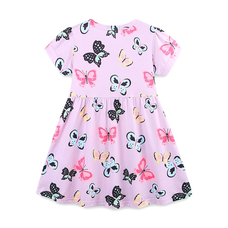 Colorful Butterfly Print Kids Girls&