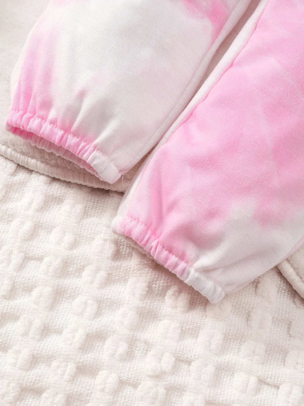 Infant Girl Tie-dye Hoodie &amp; Pants 2PCS Outfit