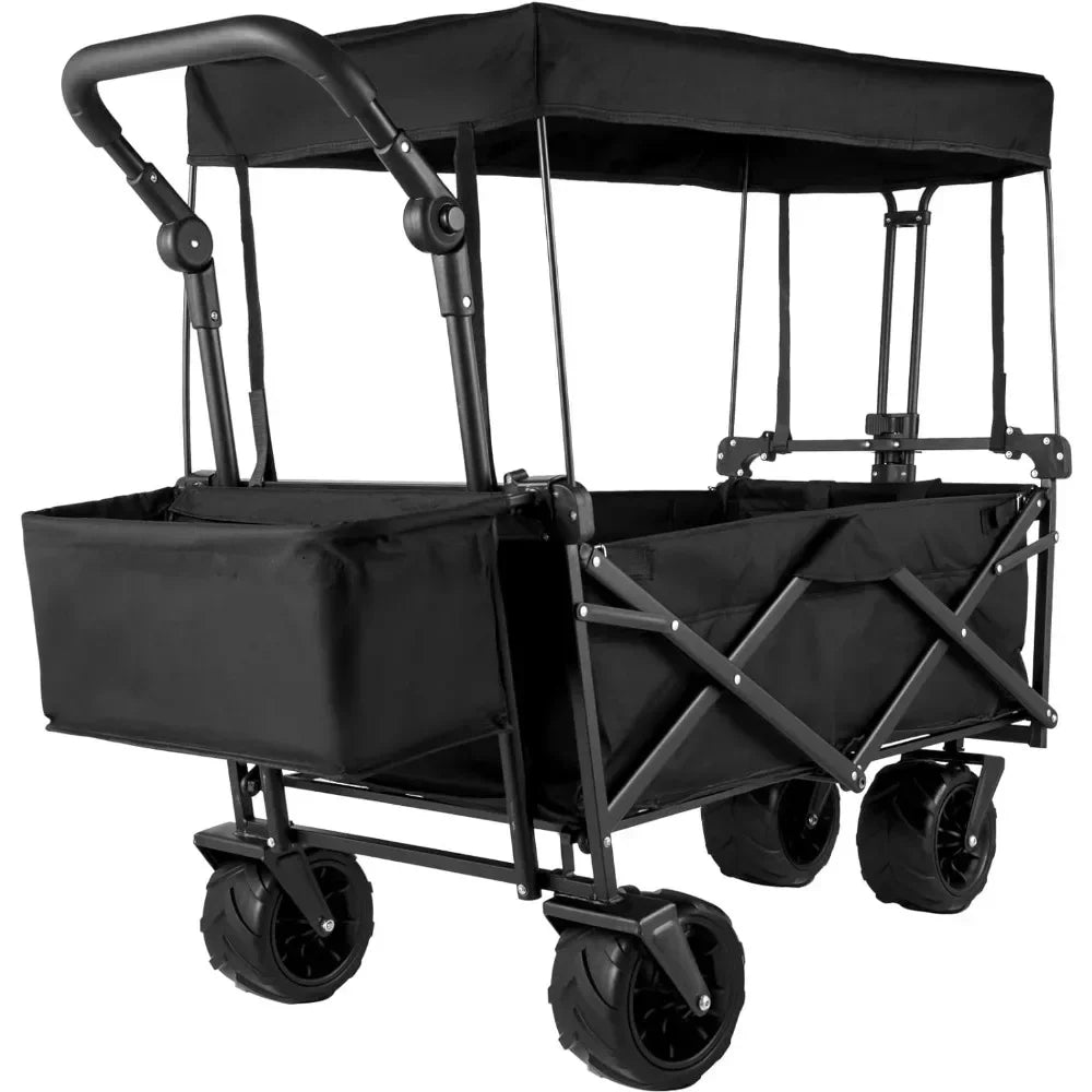 Collapsible Wagon Carts with Removable Canopy