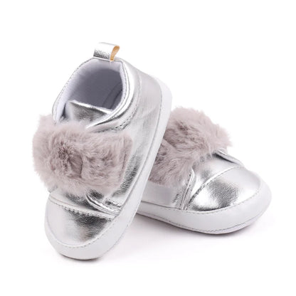 New Born Baby Blingbling Plushy Sneakers childrensterritory