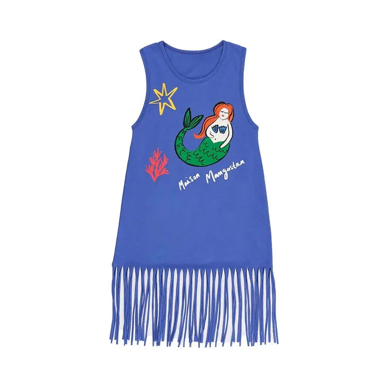 Letter and Cartoon Print Kids Casual Summer Clothes Set childrensterritory