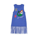 Letter and Cartoon Print Kids Casual Summer Clothes Set childrensterritory
