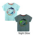 Kids Cartoon Printed Cotton Tees for Summer childrensterritory