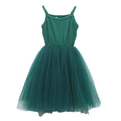 Sleeveless Puffy Cotton Tutu Dress For Baby Girls childrensterritory