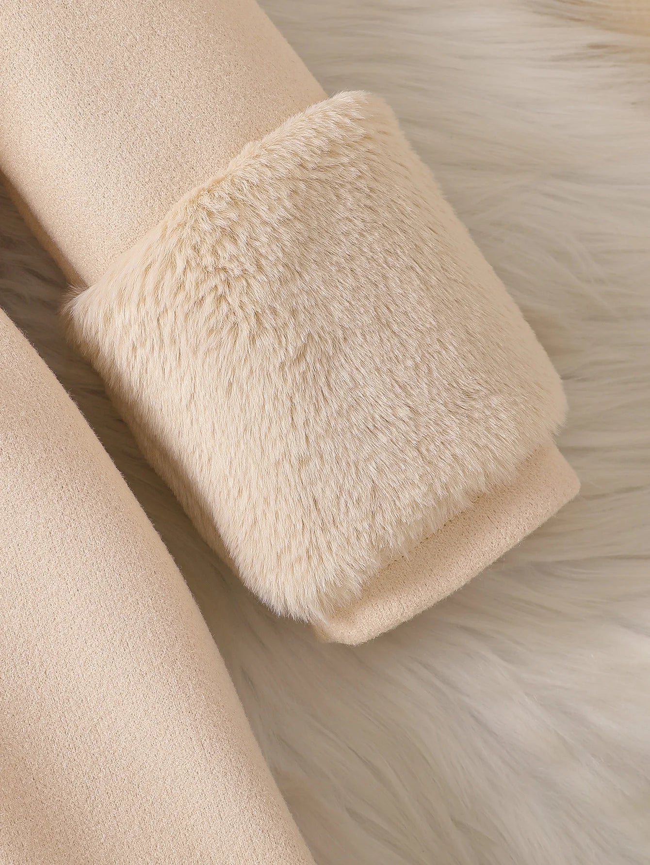 Girls’ Long-Sleeve Stylish Warm Winter Coat