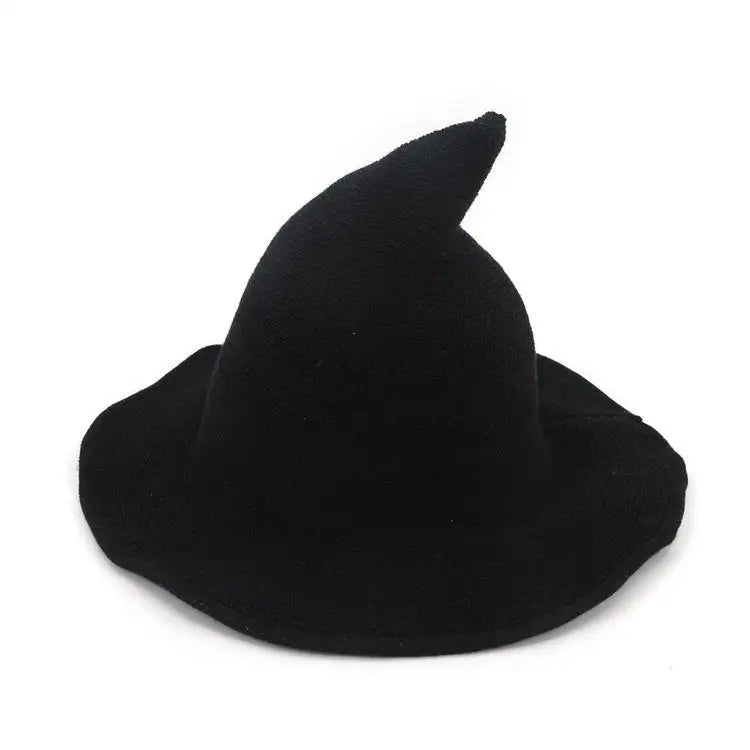 Halloween wool Knit witch hat/Fancy Dress Hat