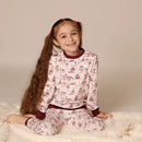 Baby and Kids Printed French Toile Cozy Pajamas and Footies childrensterritory