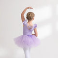 Kids' Girls' Designer Gymnastics Ballet Leotard with Tutu Skirt