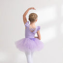 Kids' Girls' Designer Gymnastics Ballet Leotard with Tutu Skirt