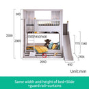 Multifunctional Kids Bunk Bed with Safety Fence and Storage childrensterritory