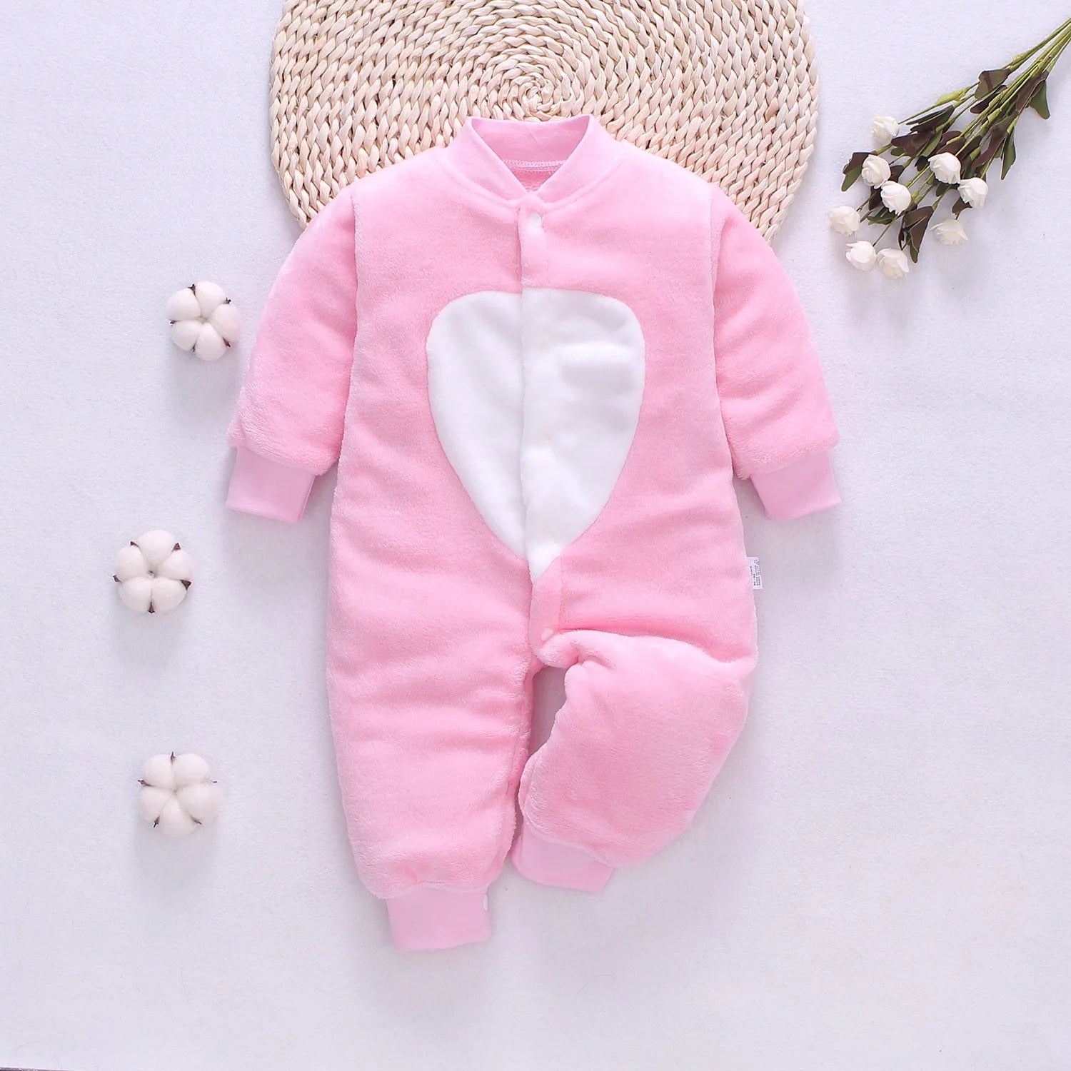 Baby Kids Long Sleeves Soft Winter Bodysuits