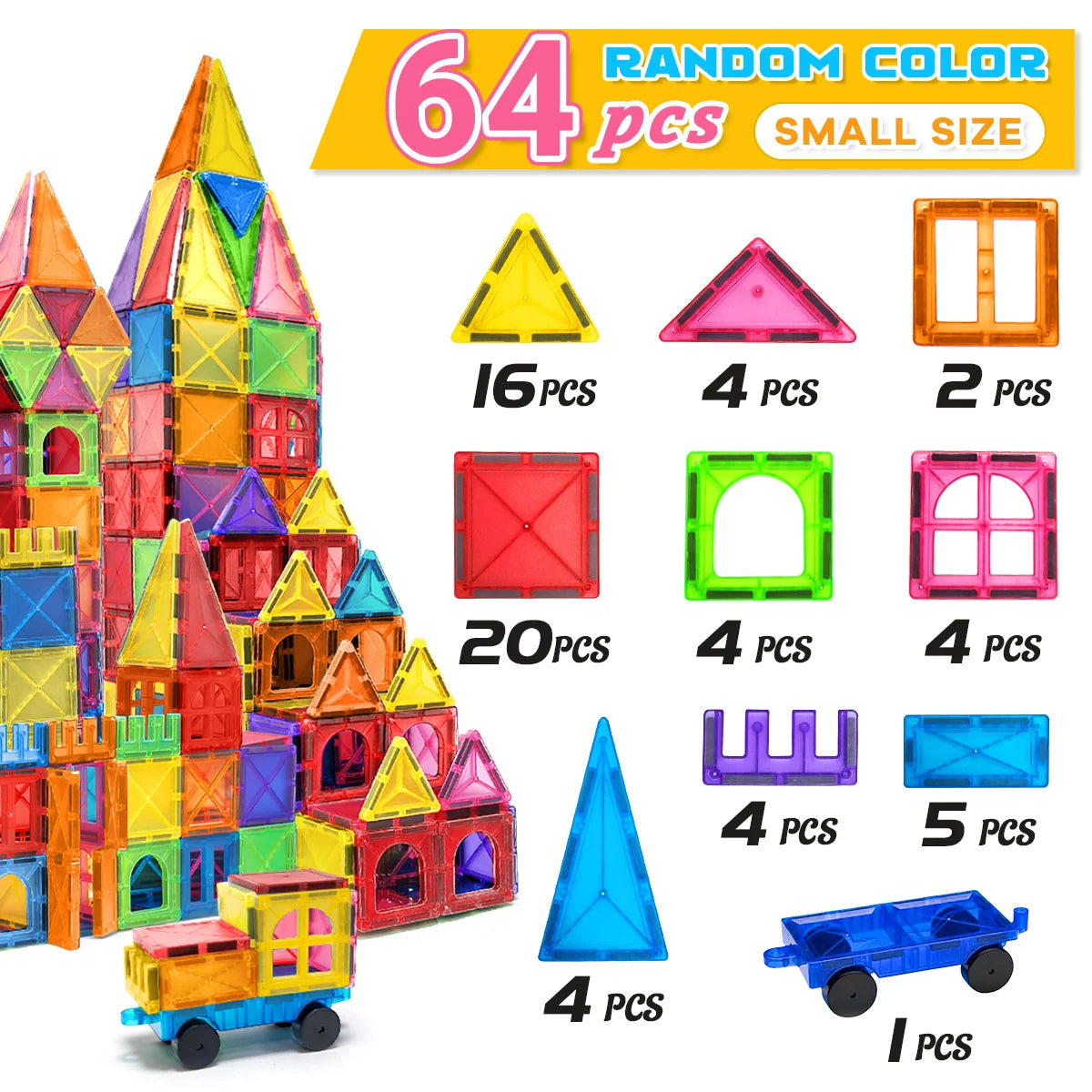 Magnetic Building Blocks Educational Toys For Kids