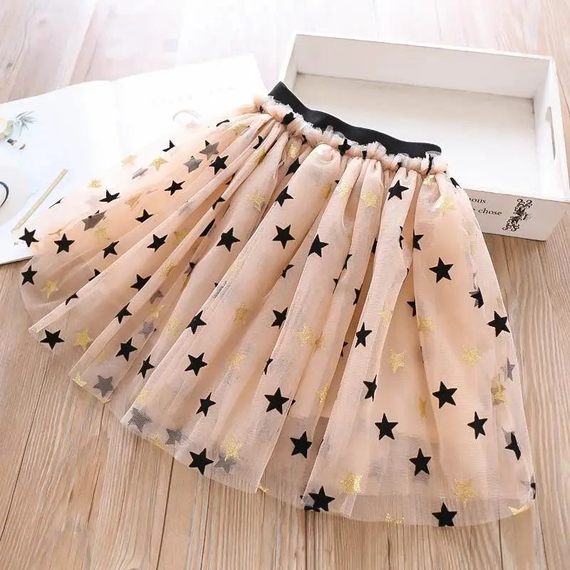 Kids Girls Swan T-Shirt + Sequin Skirts 2Pcs Outfit Set