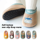 Cartoon Design Floor Shoes with Rubber Sole for Baby childrensterritory
