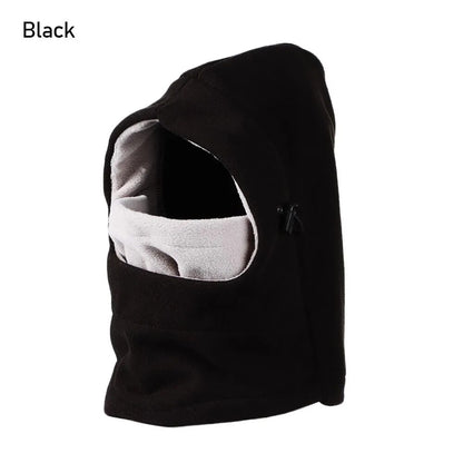 Kids Warm Knitted Plus Fleece Beanie with Face Cover childrensterritory