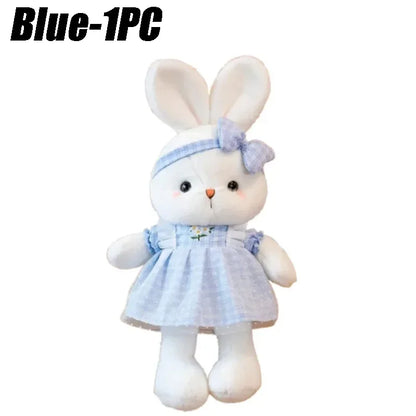 30CM Candy Color Rabbit Plush Toy for Birthday Christmas Gift