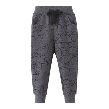 Kids Boys Full Length Animals Print Sweatpants childrensterritory