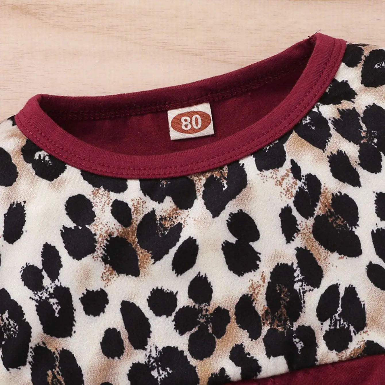 2Pcs Toddler Girl Leopard Print Clothing Sets