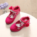 Kids Girls Elegant Beaded Princess PU Leather Sandals