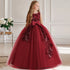 Elegant Bridesmaid Long Princess Gown For Kids Girls childrensterritory
