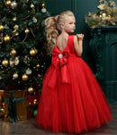 Fluffy Tulle A-Line Birthday Party Dress For Girls childrensterritory