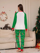 Long Sleeves Christmas Print Family Matching Clothing Set childrensterritory
