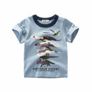 Cartoon Design Soft Cotton Summer Tees/T-shirts for Kids childrensterritory