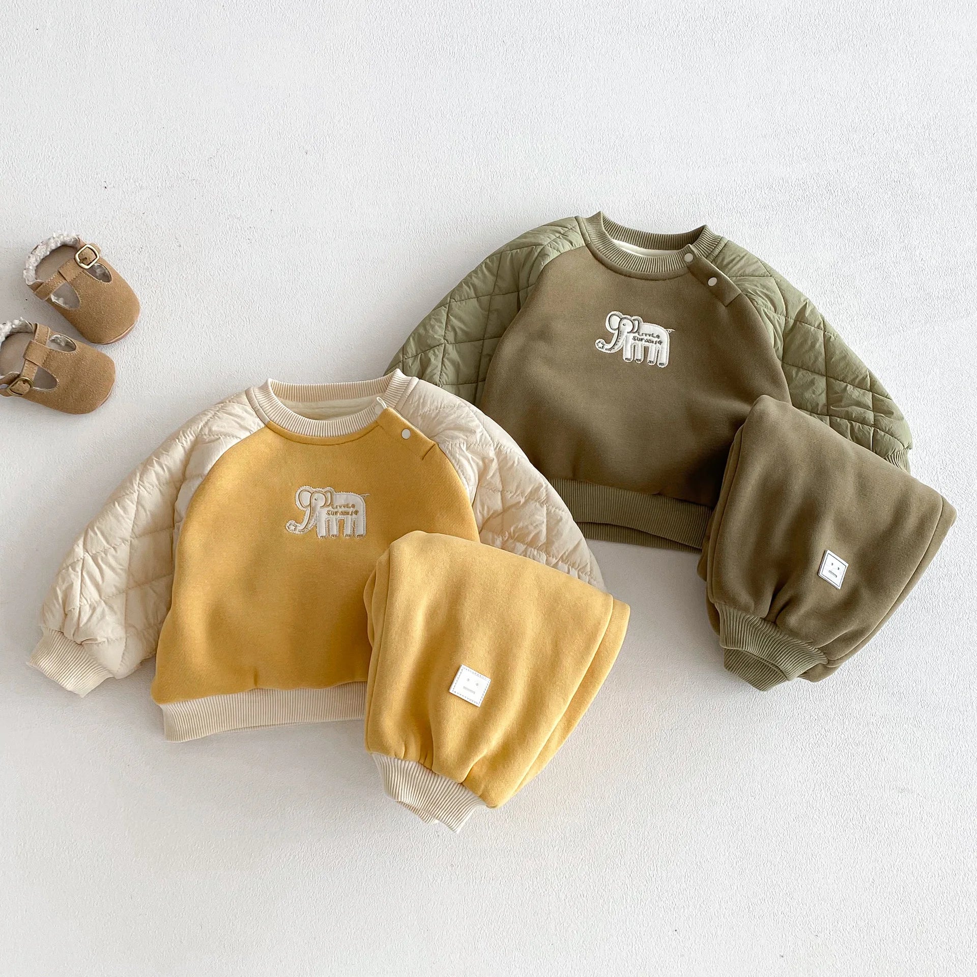 Boys’ Winter Wear Set with Long Sleeves childrensterritory