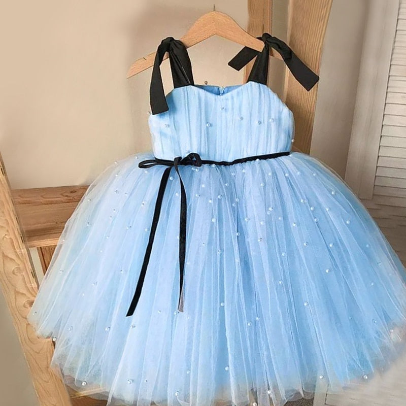 Baby/Kid Girl Beading Tutu Flower Dress for Wedding/Birthday childrensterritory