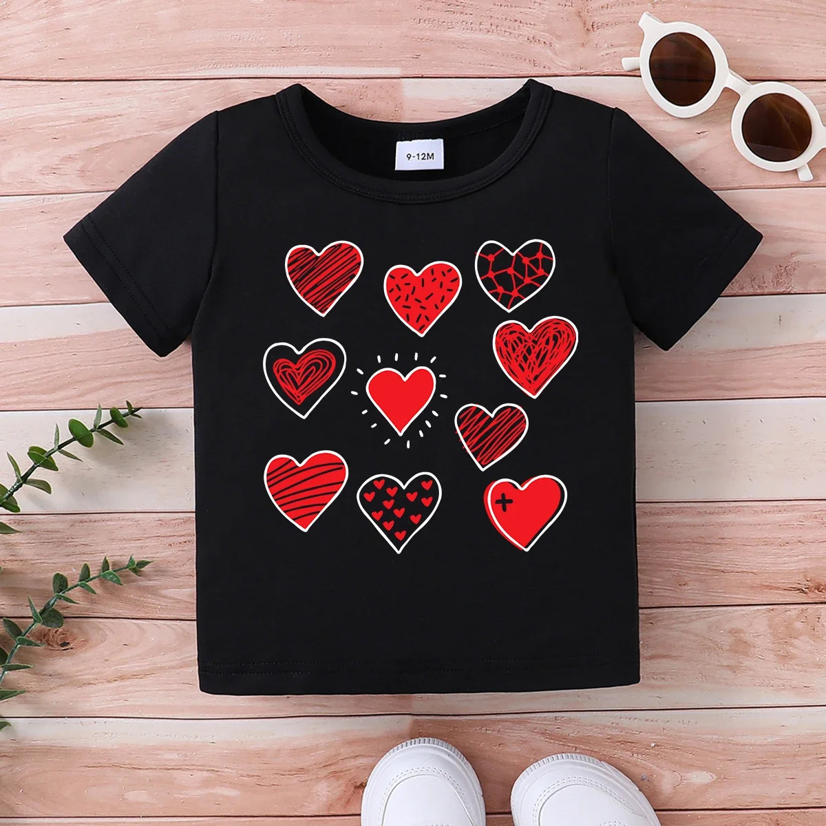 Various Cartoon Print Kids Girls Boys Cotton T-Shirts