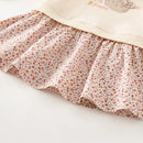 Kids Girl's Gentle Warm Skirt Top Set for Outdoor Party childrensterritory