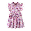 Kids Girls Cartoon Design Summer Party Dresses childrensterritory
