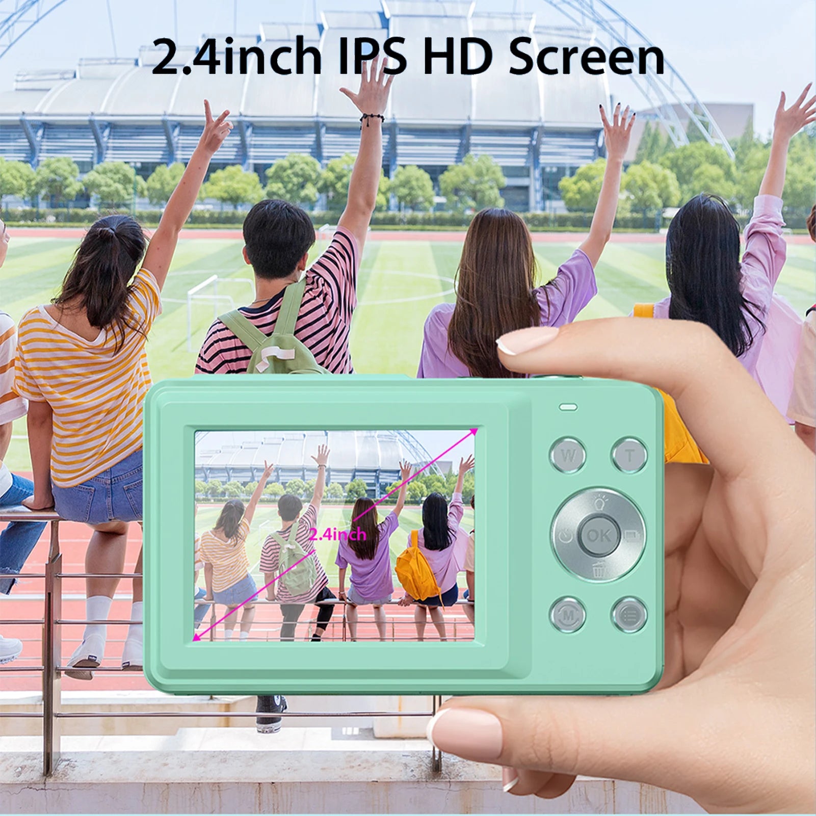 Kids' Compact FHD Digital Camera with 16x Zoom