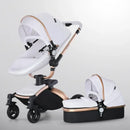 3 in 1 Baby High Land-scape Stroller with Bassinet & Folding Carriage