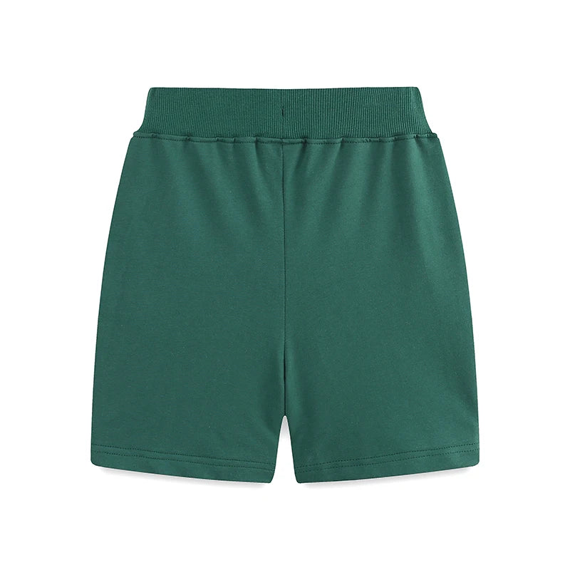 Kids Boys Cartoon Excavators Design Soft Cotton Short Pants childrensterritory