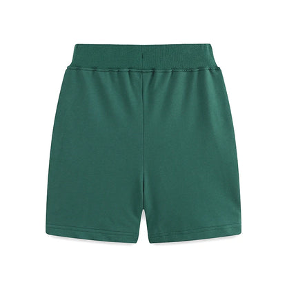 Kids Boys Cartoon Excavators Design Soft Cotton Short Pants childrensterritory
