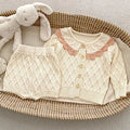 Baby Girl Hollow Out Knitwear Outfit Set