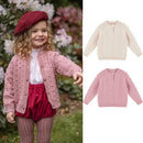 Toddler Girls Lovely Knitted Cardigan for Winters childrensterritory