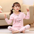 Kids Boys Girls Cartoon Print Tops + Pants Sets Sleepwear childrensterritory