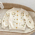 Flower Embroidery Knitted Baby Girls Cardigan childrensterritory