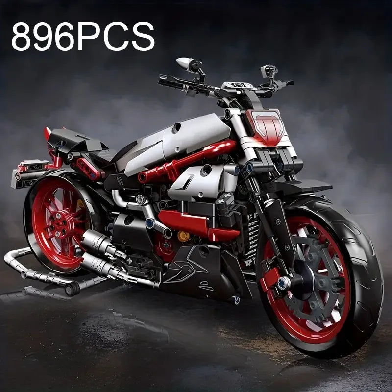 City Racing 896PCS Motorcycle Building Blocks For Kids childrensterritory