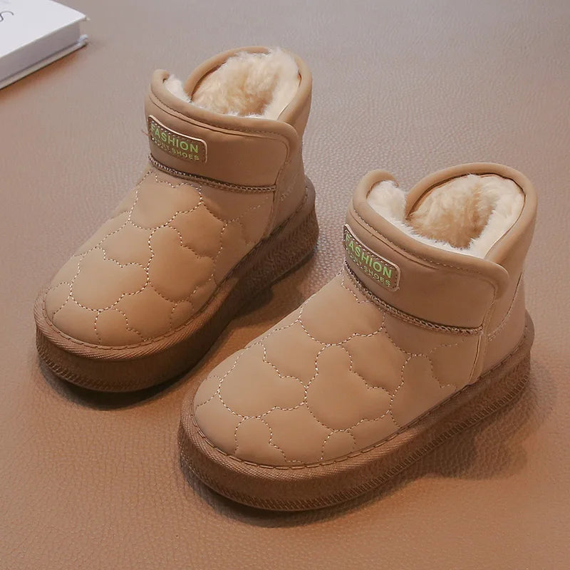Kids' Fur Design Soft Casual Winter Shoes childrensterritory