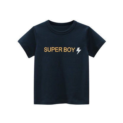Graffiti Print Kids Boys Girls Summer Cotton T-Shirt Top childrensterritory
